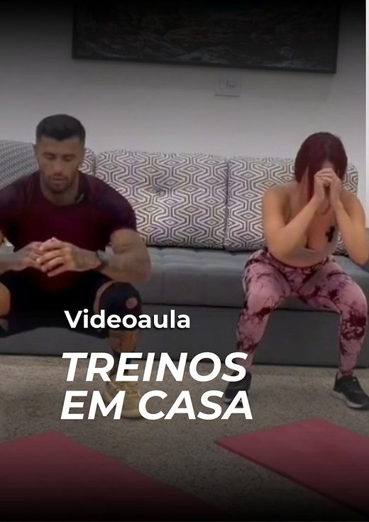 Treinos em casa em videoaula